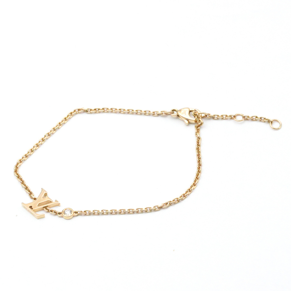 LOUIS VUITTON Ideal Blossom LV Q95595 Diamond Charm Bracelet - Picture 1 of 9